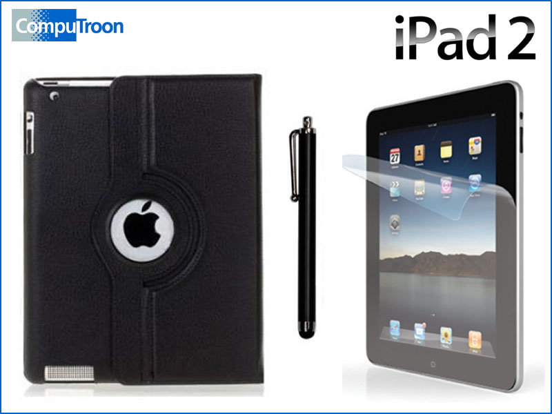 iPad 2 Case / Stand, Screen Guard & Stylus
