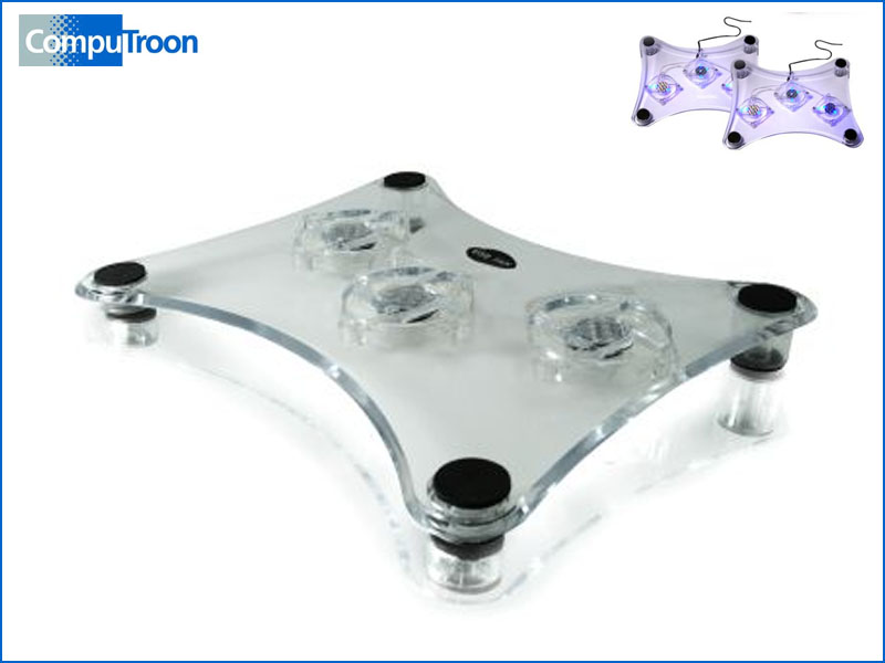 Transparent Notebook Cooler