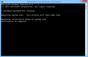 sfc scan to fix problems with Windows 10