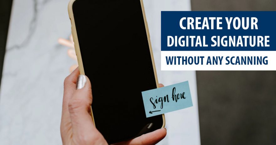 Create A Digital Signature Image File