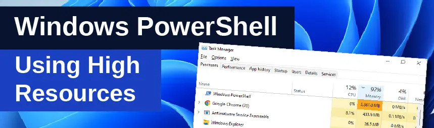 PowerShell High Memory Usage - Header image