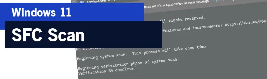 How to run SFC Scan in Windows 11